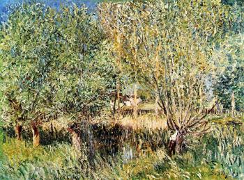 阿爾弗萊德 西斯萊 Willows on the Banks of the Orvanne 阿爾弗萊德 西斯萊 Willows on the Banks of the Orvanne